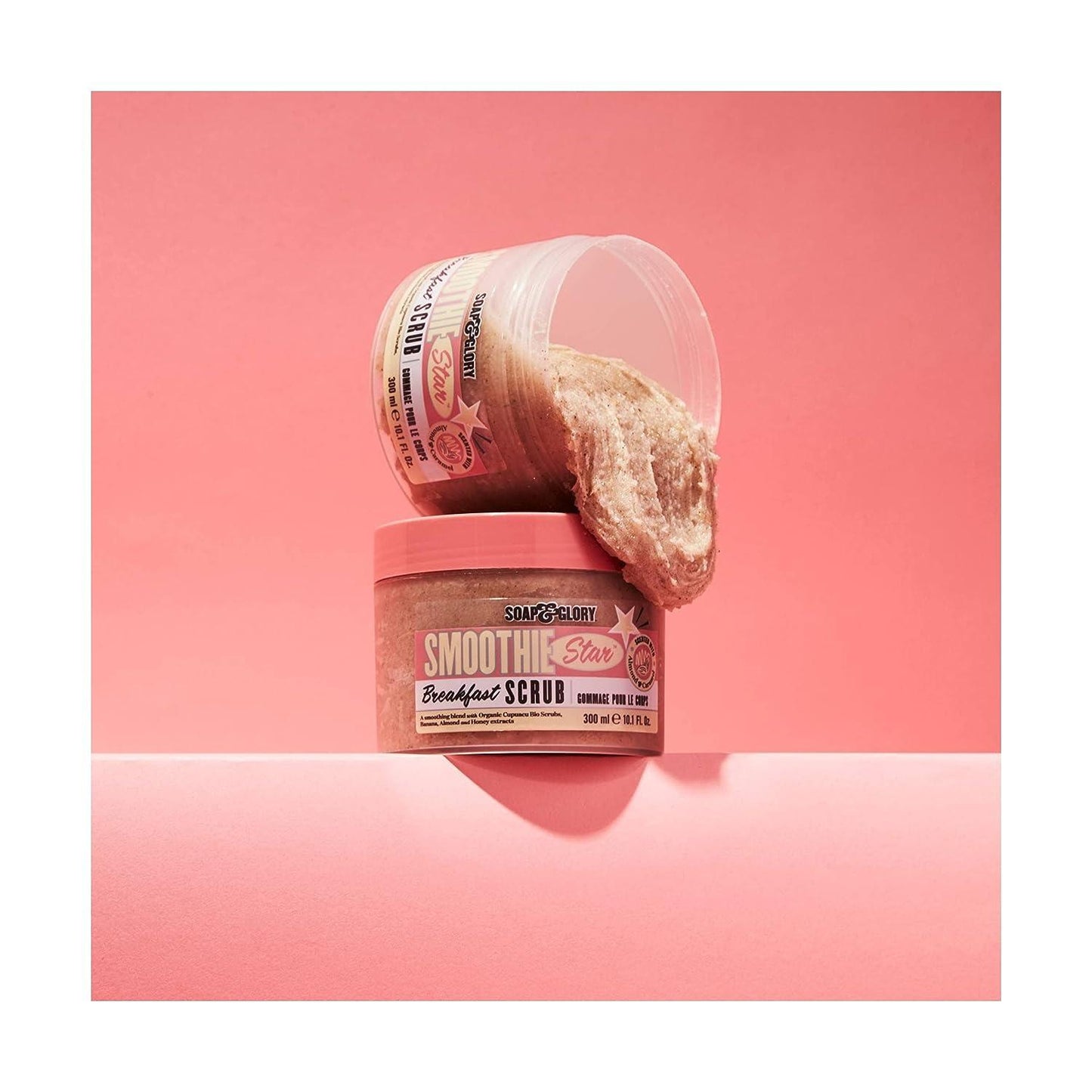 Smoothie Star Almond & Caramel Body Scrub 300ML - AugustSa Shop
