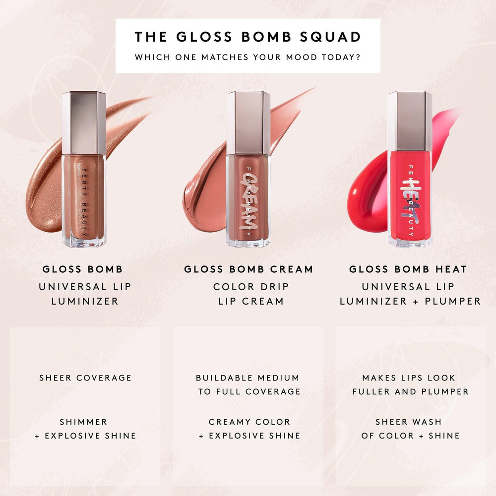 Fenty Beauty Lip Gloss Bomb Heat Hot Cherry 01 - AugustSa Shop