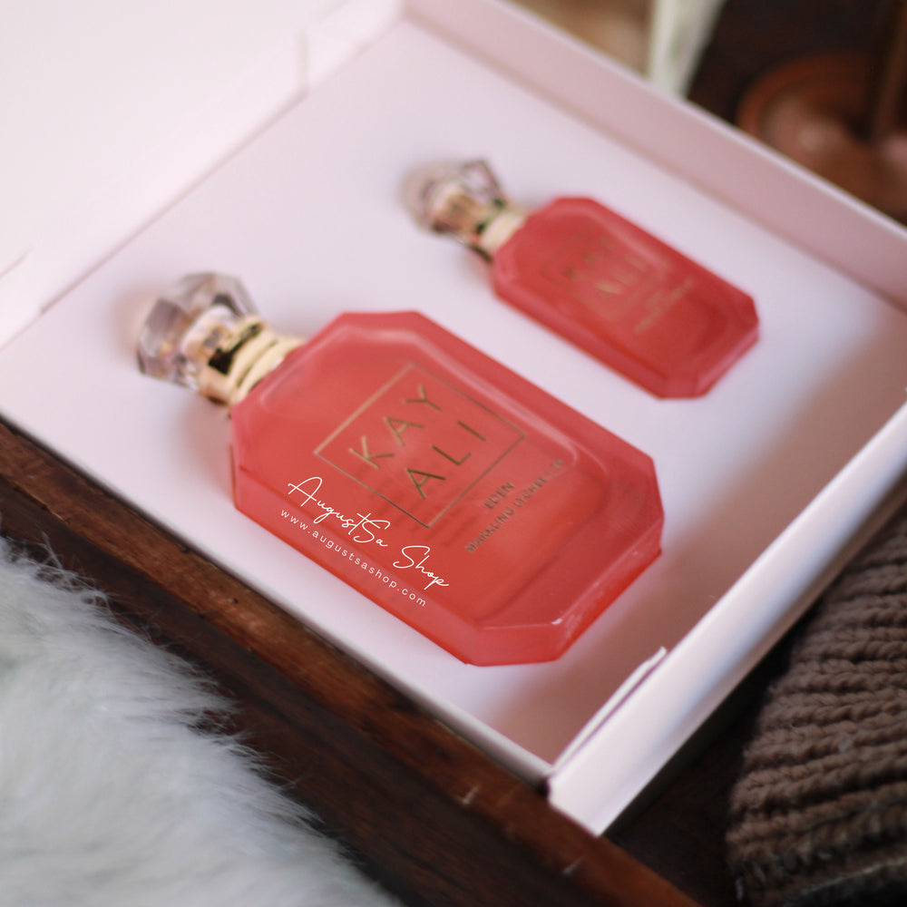 
                  
                    KAYALI Eden Duo Set Sparkling Lychee Edition 50ml & 10ml - AugustSa Shop
                  
                