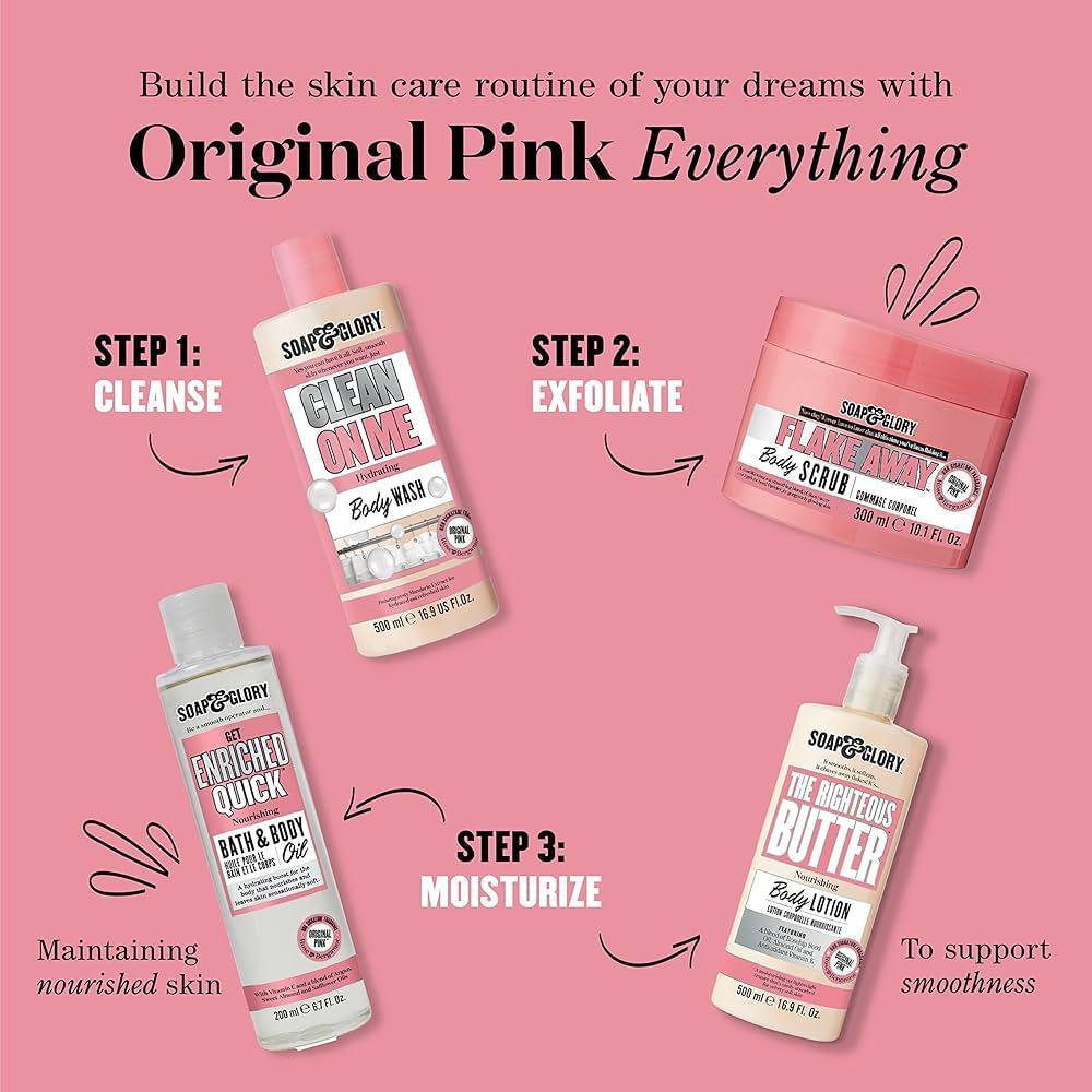 
                  
                    Soap & Glory Original Pink Flake Away Body Scrub 300ML - AugustSa Shop
                  
                