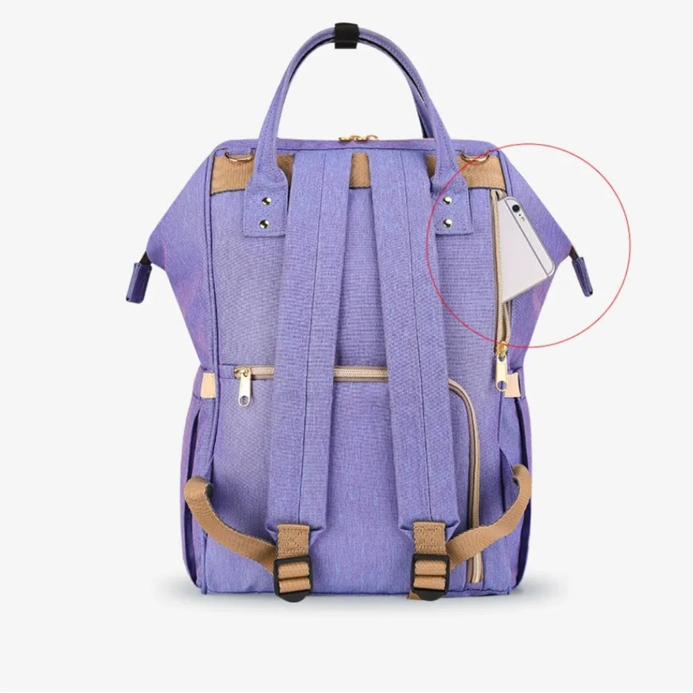 
                  
                    Sunveno Multifunction Diaper Backpack Blue/Purple - AugustSa Shop
                  
                