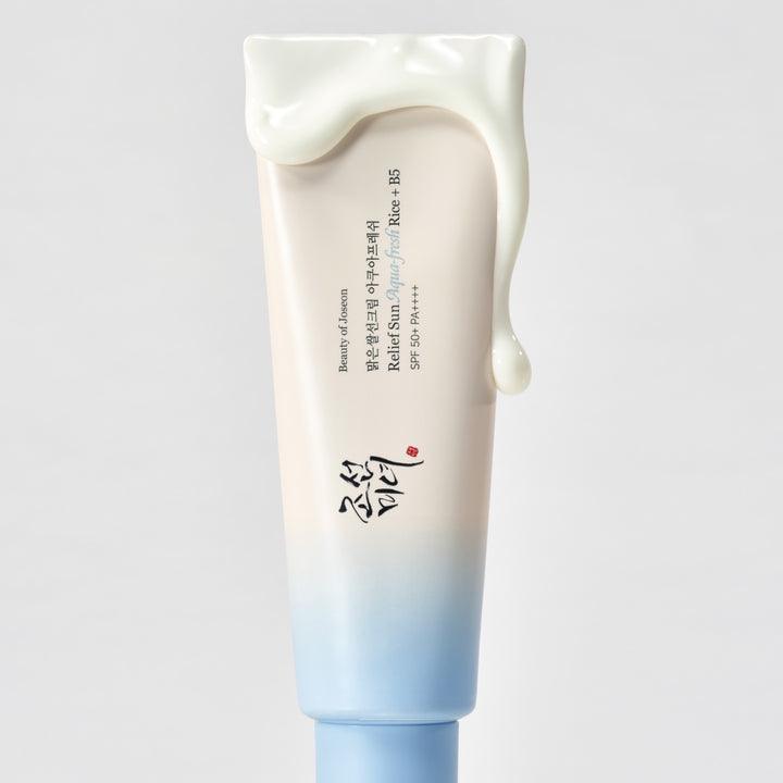 
                  
                    Beauty of Joseon Relief Sun Aqua Fresh: Rice+B5 SPF 50+ PA++++ 50ml - AugustSa Shop
                  
                