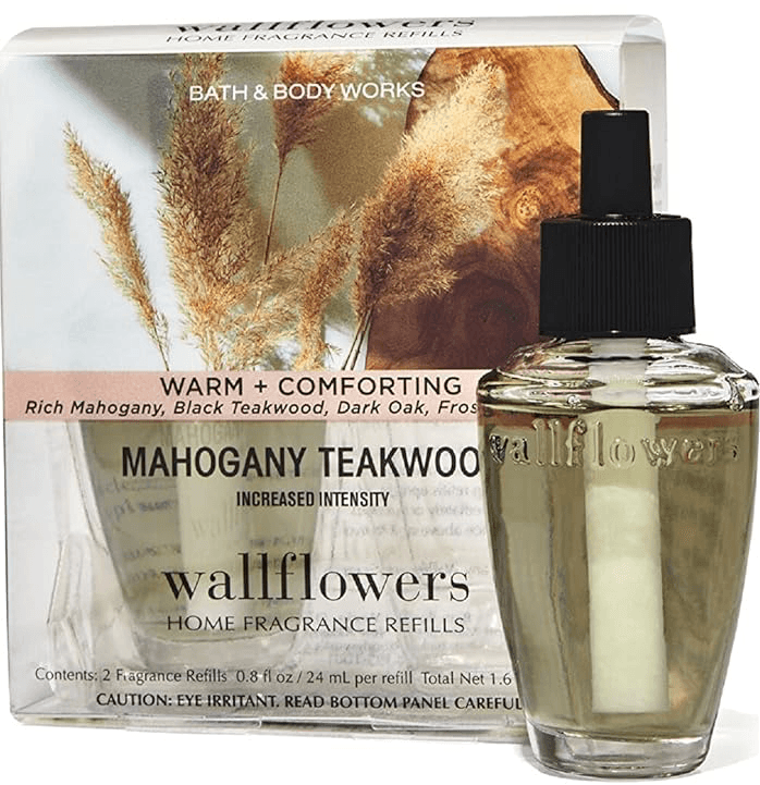 Mahogany Teakwood Wallflowers Fragrance Refills 2-Pack - AugustSa Shop