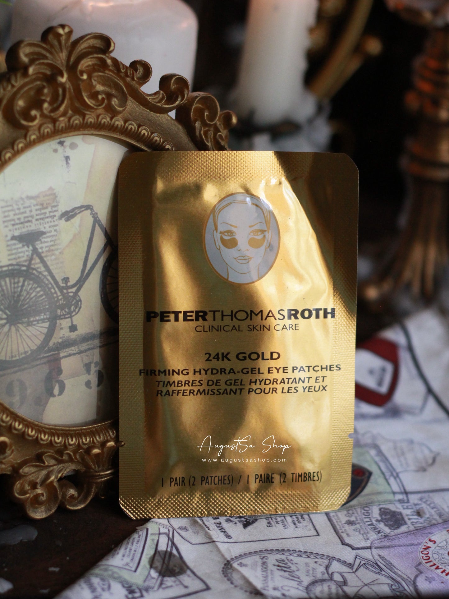 Peter Thomas Roth Gold Hydra Gel Eye Mask 1 Pair - AugustSa Shop