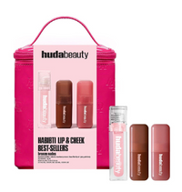 HUDA BEAUTY Habibti Lip & Cheek Best-Sellers Bronze Nudes Set