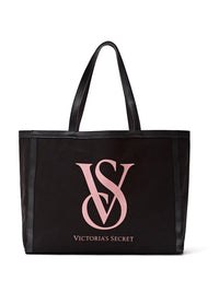 Victoria's Secret Logo Tote - Black Pink