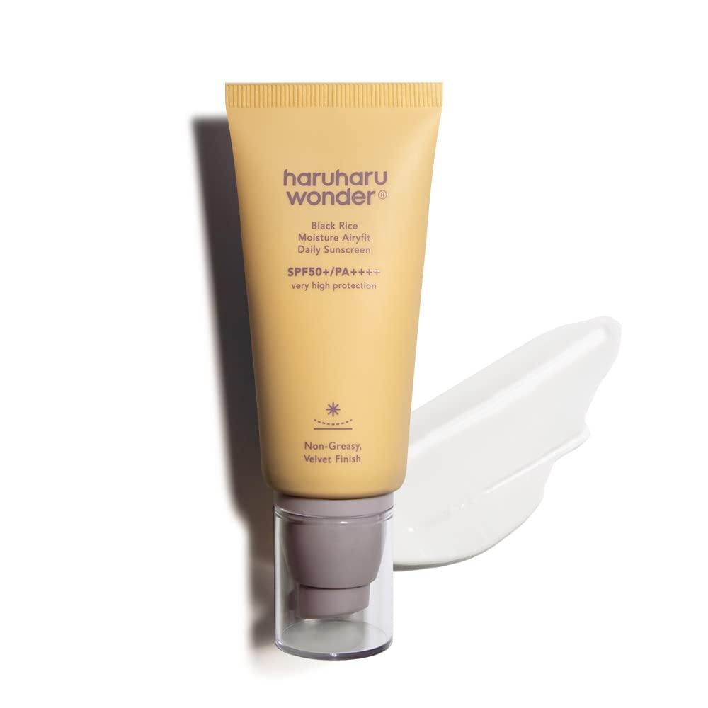 haruharu wonder Black Rice Moisture Airyfit Sunscreen 50ml - AugustSa Shop