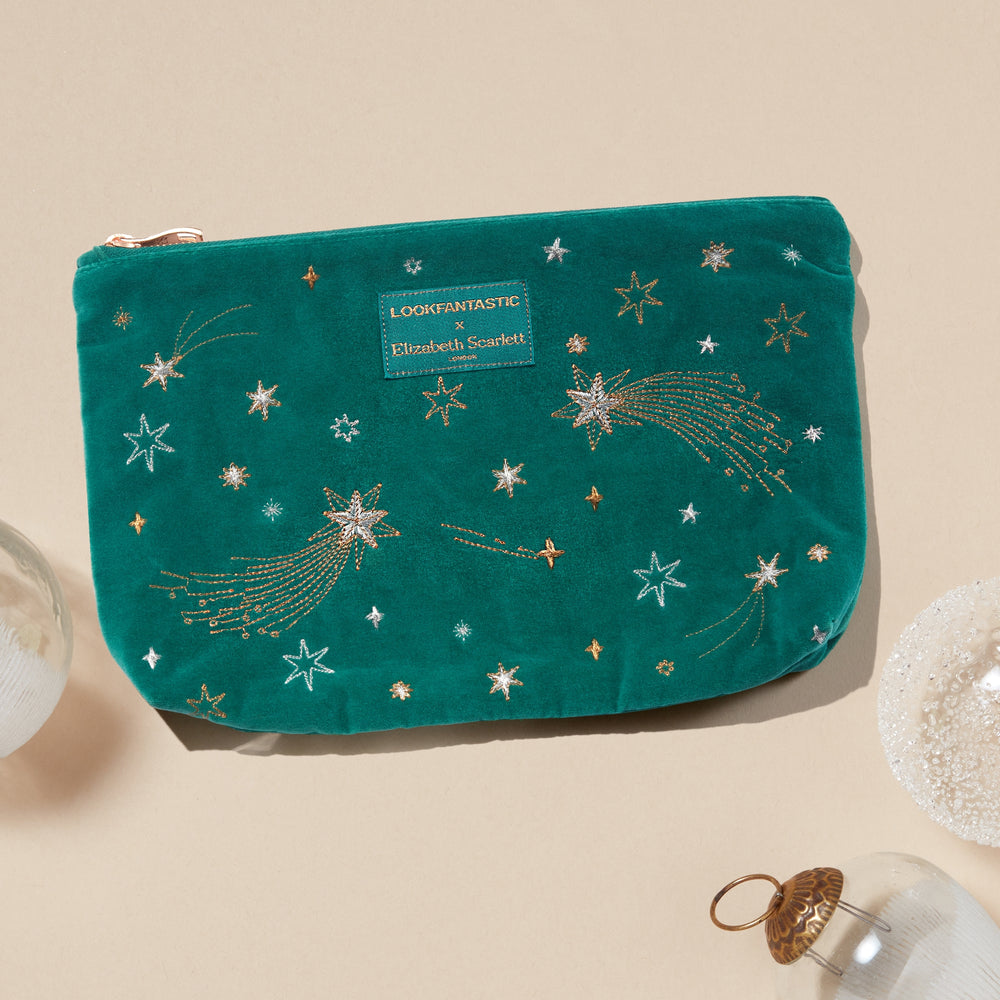 Elizabeth ScarlettTeal Velvet Every Day Pouch 20*30cm - AugustSa Shop