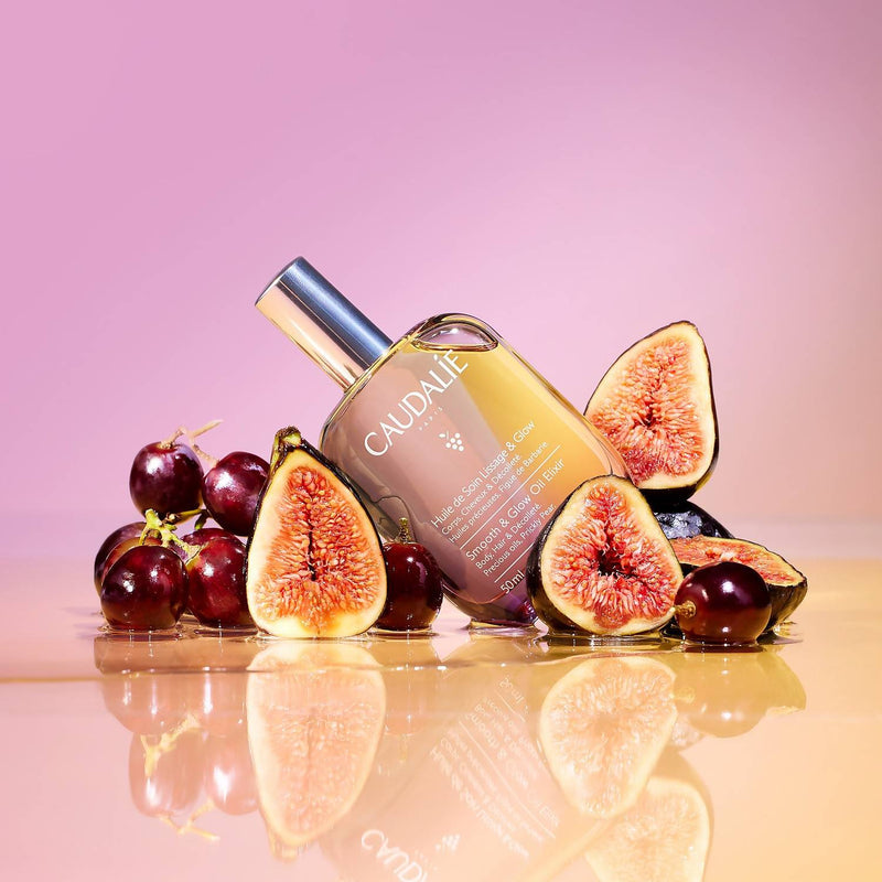 
                  
                    Caudalie Smooth & Glow Oil Elixir - Body, Hair & Décolleté Oil 50ml - AugustSa Shop
                  
                