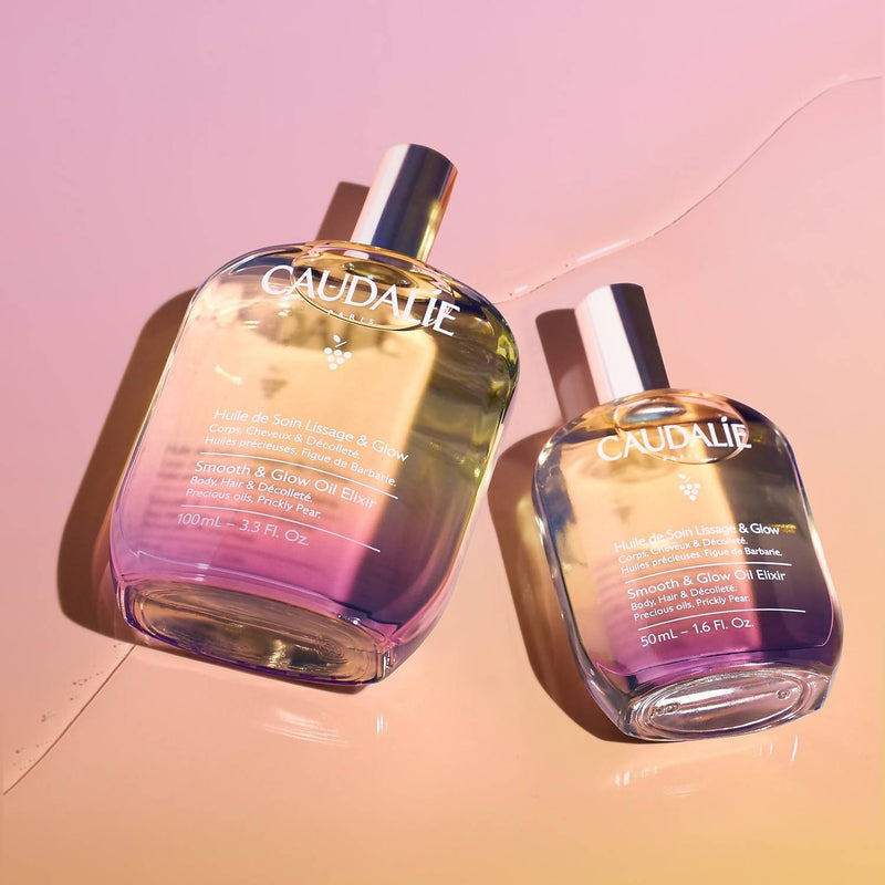 
                  
                    Caudalie Smooth & Glow Oil Elixir - Body, Hair & Décolleté Oil 50ml - AugustSa Shop
                  
                