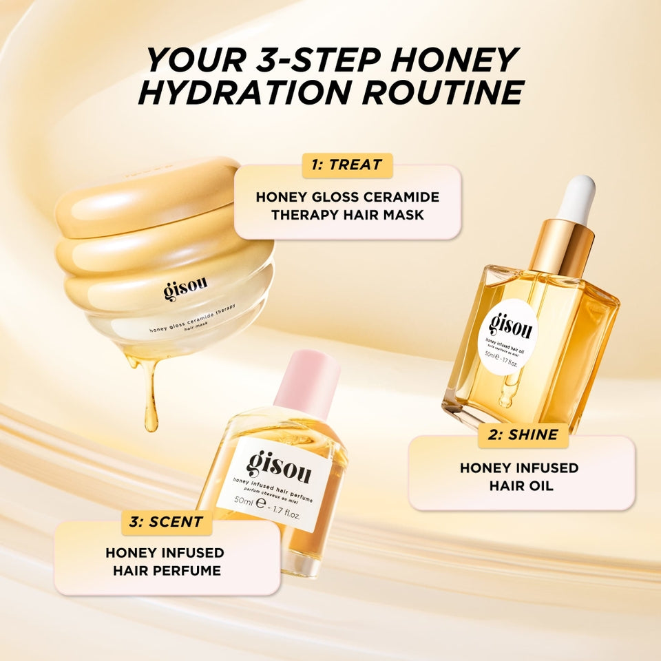 
                  
                    GISOU Honey Gloss Ceramide Therapy Hair Mask 10ml Sachet - AugustSa Shop
                  
                