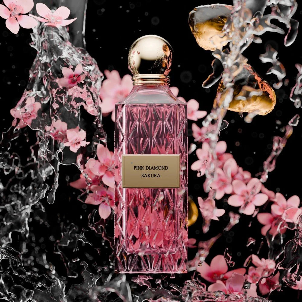 IBRAQ Pink Diamond Sakura Eau de Parfum 150ml - AugustSa Shop