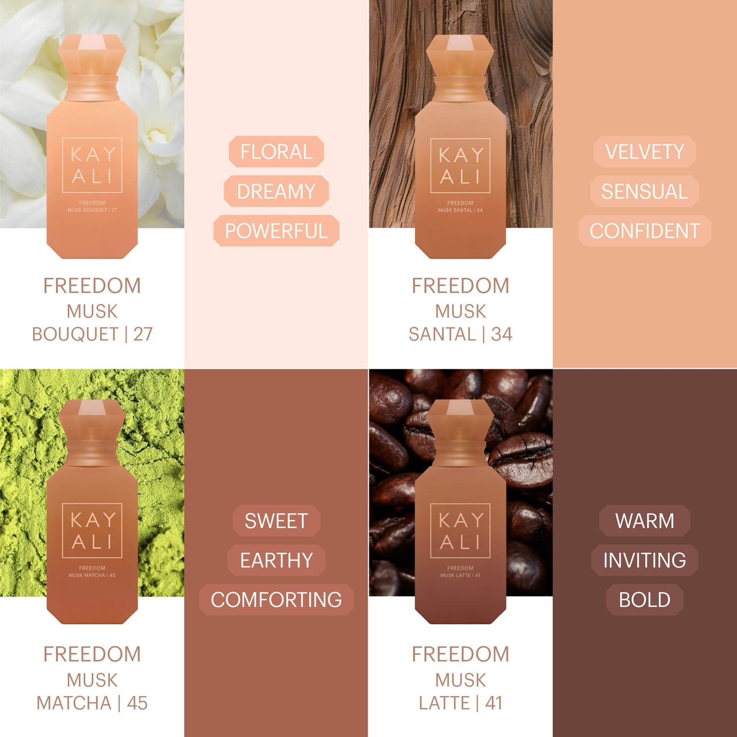 KAYALI Musk Obsessions Mini Perfume Set 4*10ml - AugustSa Shop