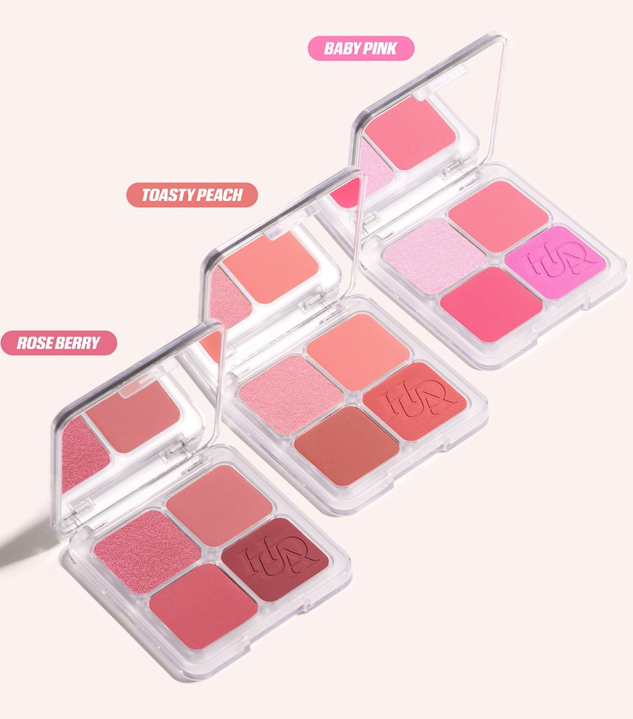 HUDA BEAUTY Blush Filter Blurring Blushlighters Palette - Rose Berry - AugustSa Shop