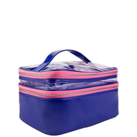 Ultra Violette Pink & Blue Vanity Bag - XXLarge